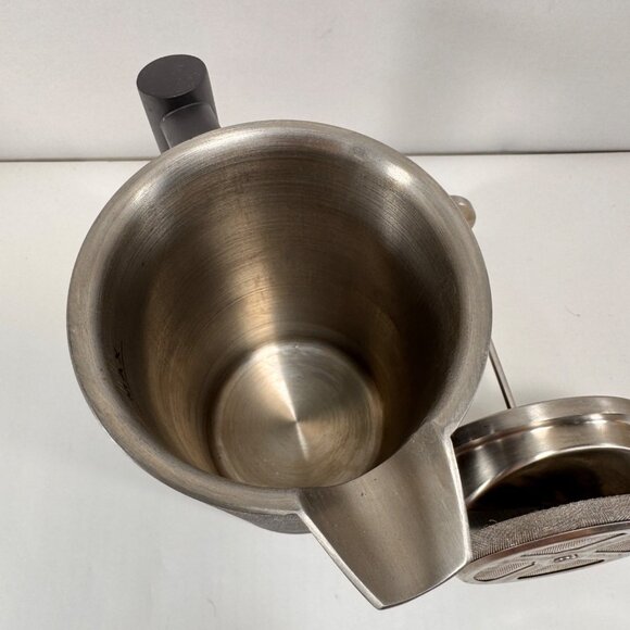 Coffee Gator French Press 34 oz Double Wall Stainless Steel Gray Insulated - Picture 6 of 8